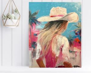 a look at the 8"x10" Art Print "Coastal Cowgirl - She is Blessed Indeed" by Tiffany Bohrer 
